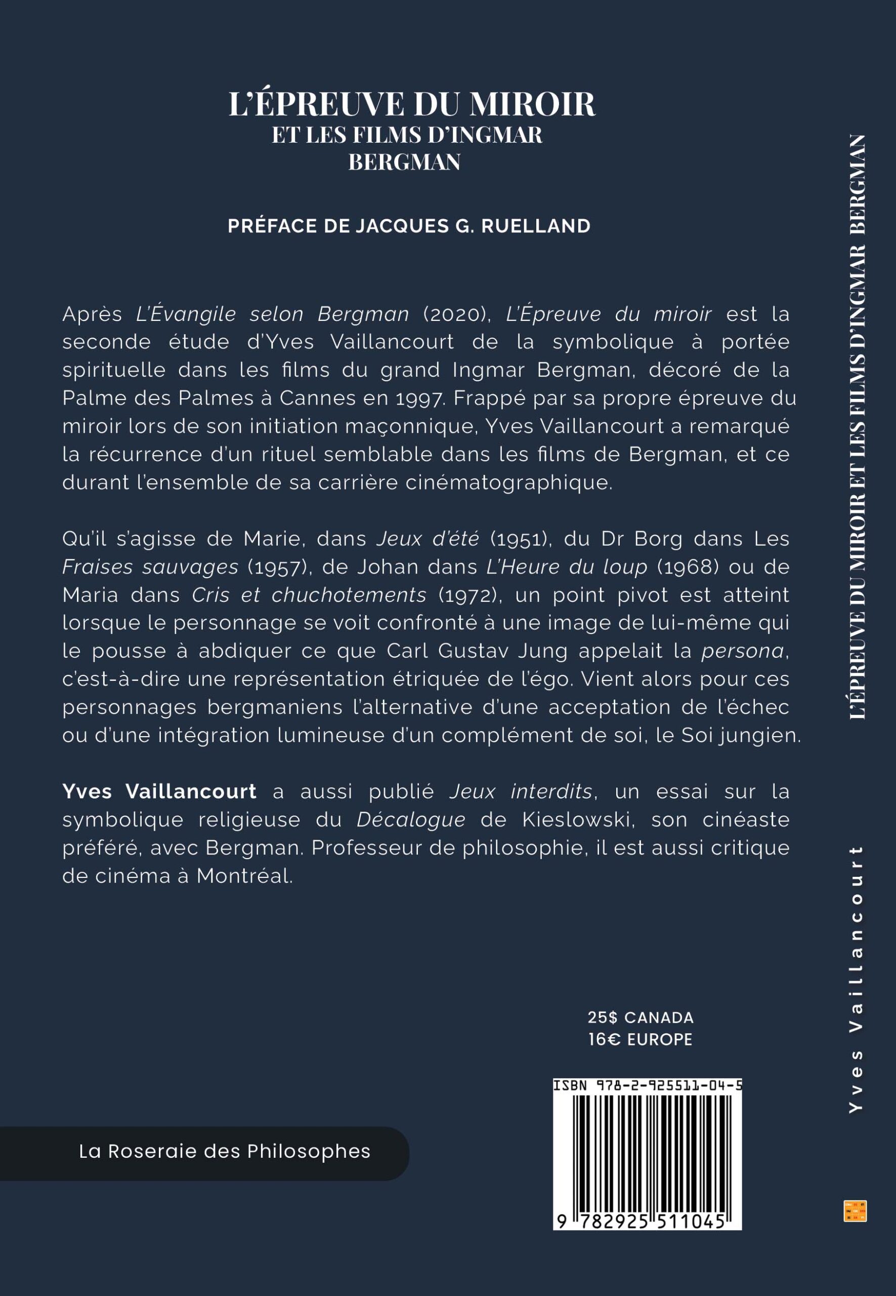 L'Épreuve du miroir et les films d'Ingmar Bergman – Image 2